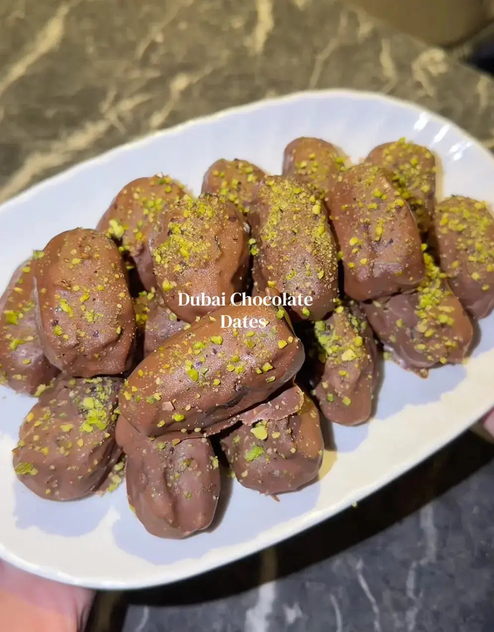 Dubai Chocolate Dates (Viral Pistachio Stuffed Chocolate Dates Recipe) - SUKKAR