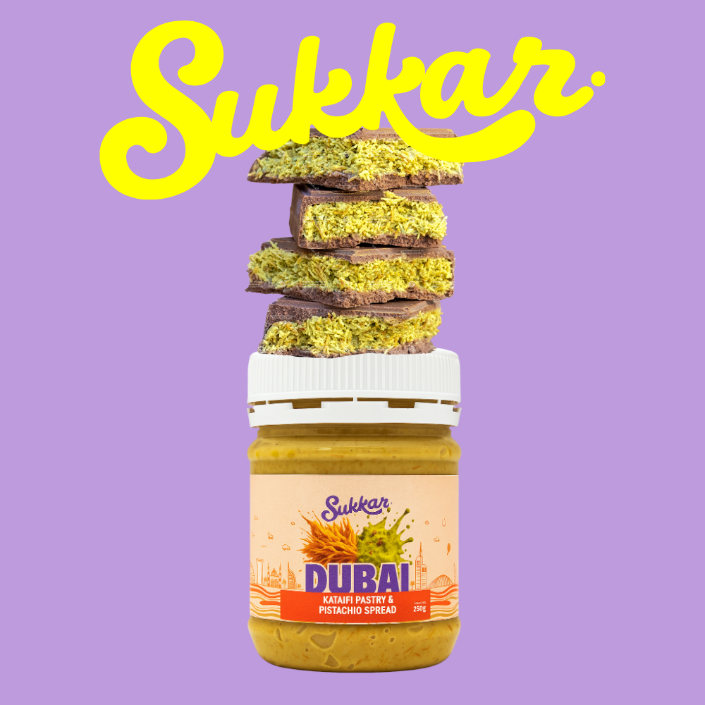 Dubai Chocolate Kataifi & Pistachio Crunch Jar 250g - Pistachio Spread with Crunchy Kataifi Pastry