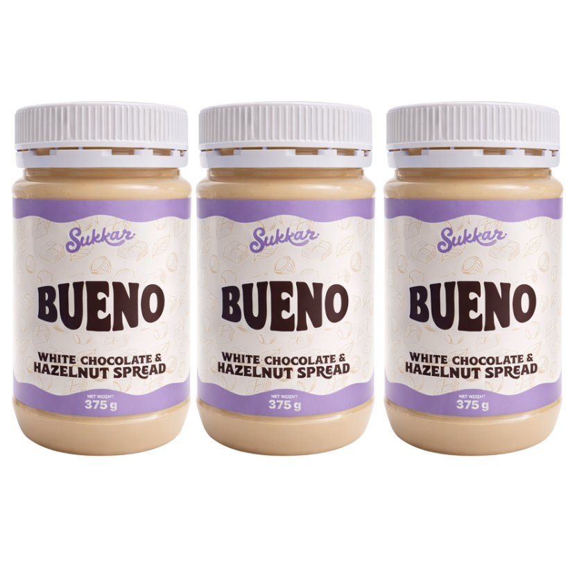 X3 Bueno White Chocolate & Hazelnut Spread 375g