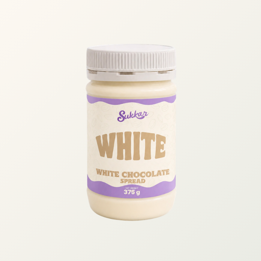 PRE-ORDER White Choc Spread 375g