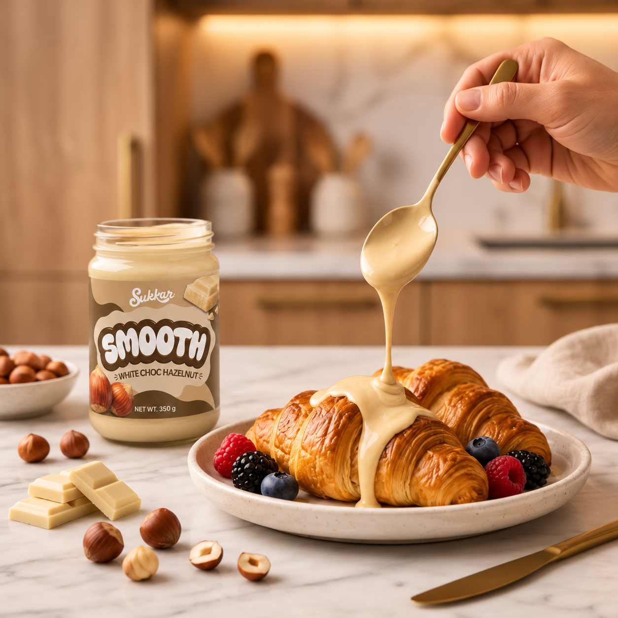 Bueno White Choc & Hazelnut Spread 330g