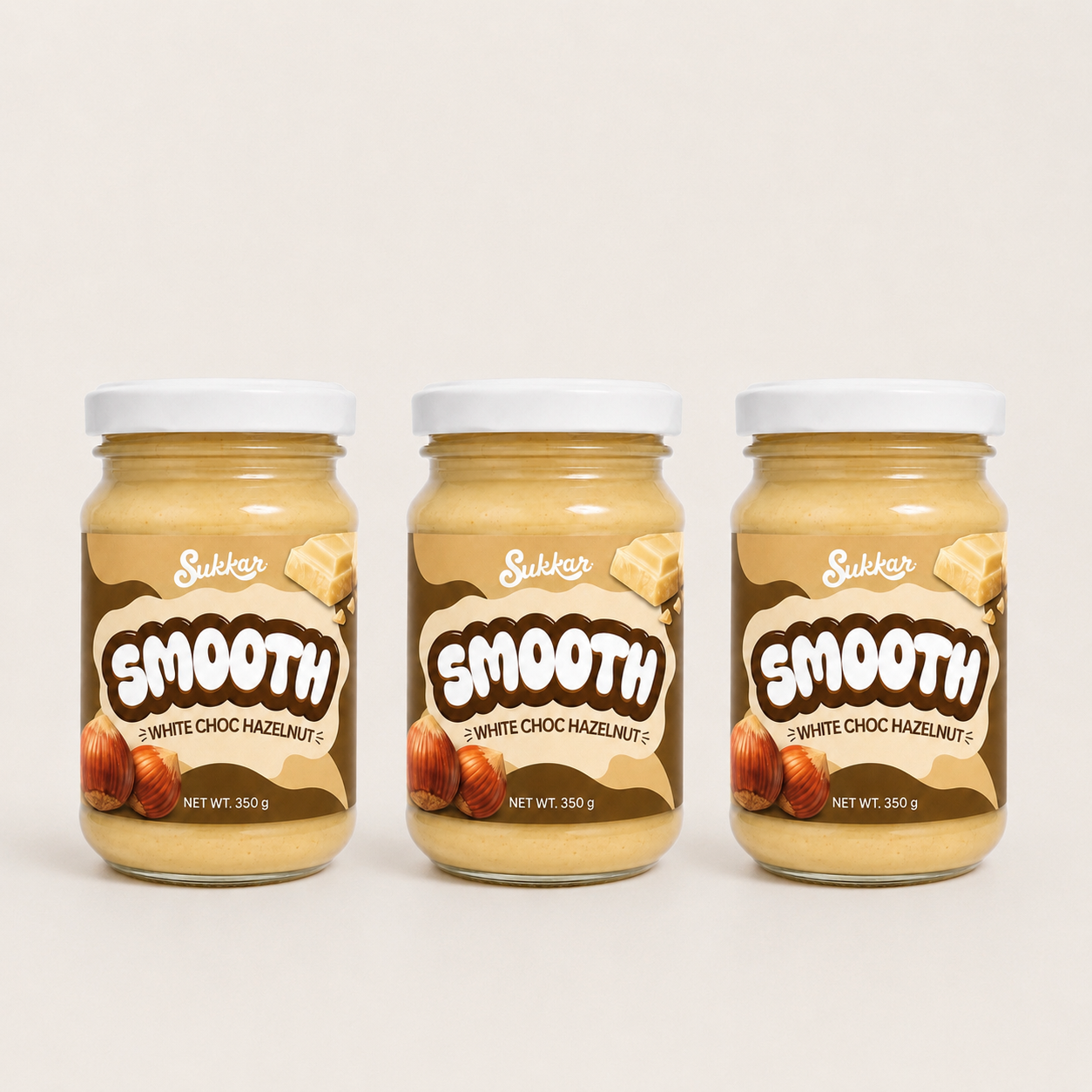 X3 Bueno White Choc & Hazelnut Spread 350g