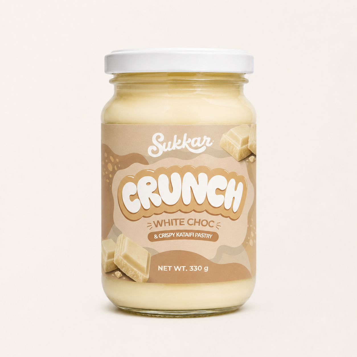 White Choc Crunch 330g