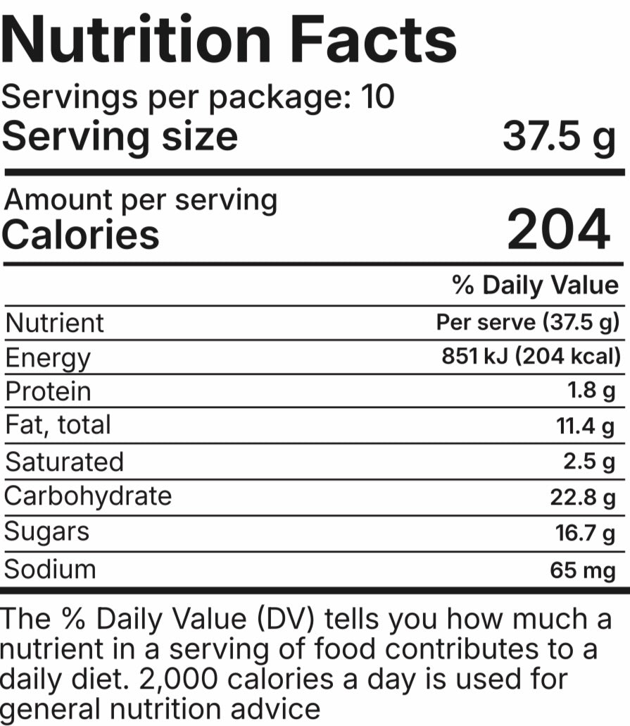 White Choc Crunch 375g