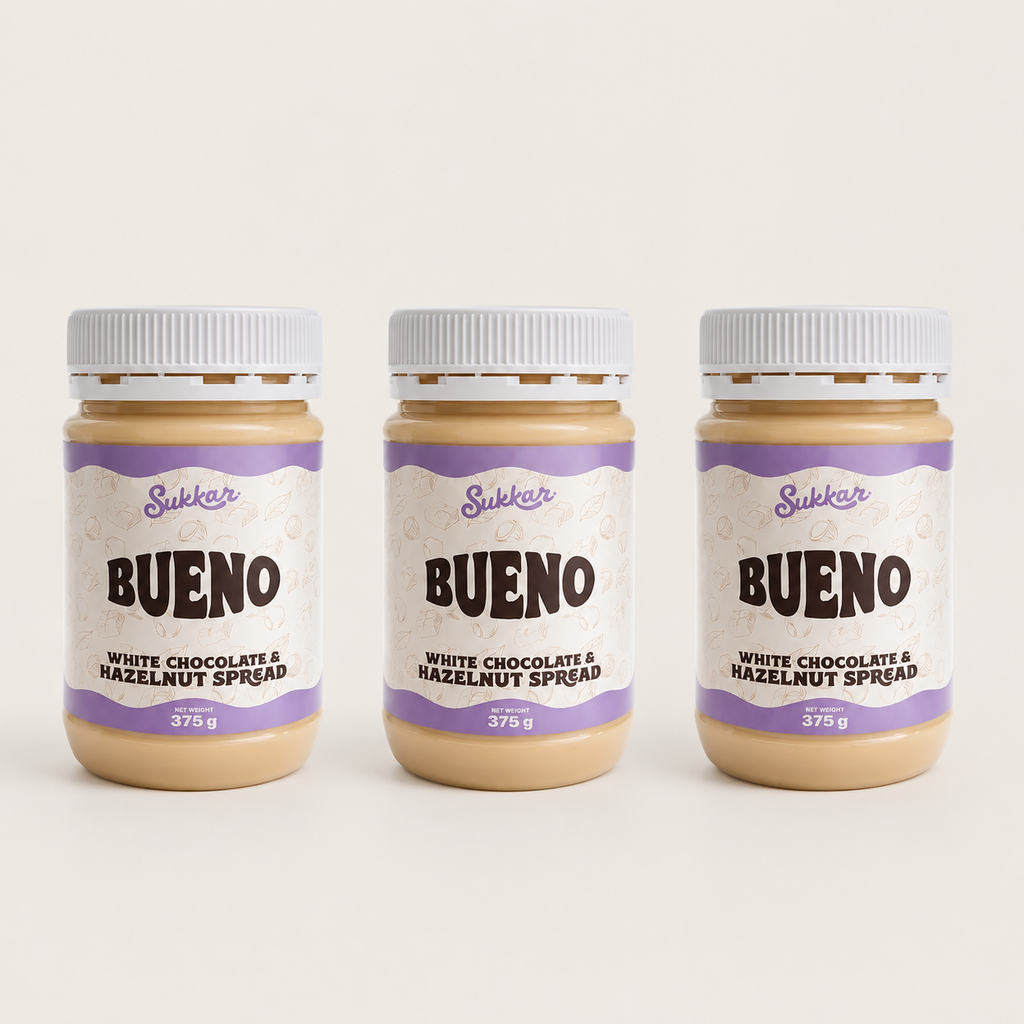 X3 Bueno White Chocolate & Hazelnut Spread 375g