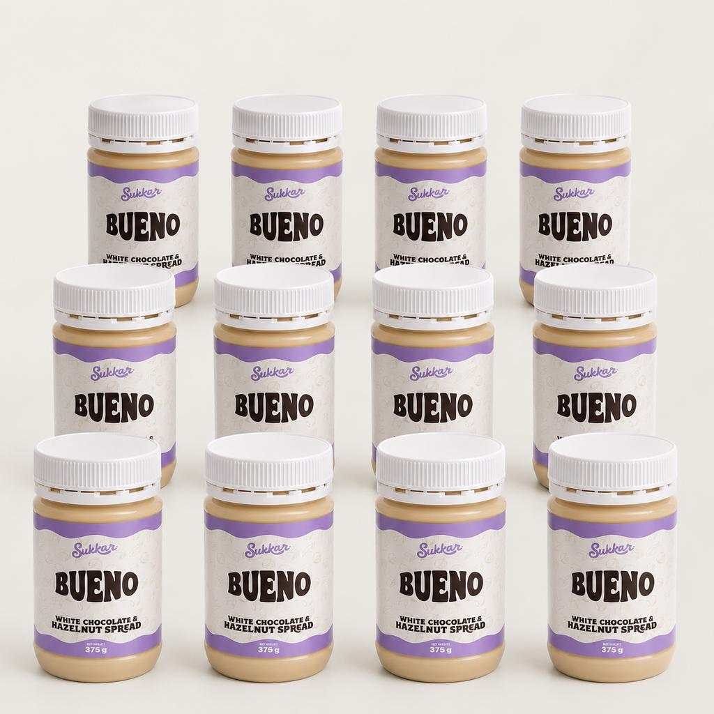 X12 Bueno White Chocolate & Hazelnut Spread 375g
