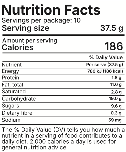 Nutritional information